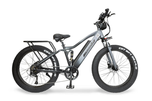 Mamba TP26 48V750W FAT TIRE EBIKE DUAL SUSPENSION Hydraulic Brakes